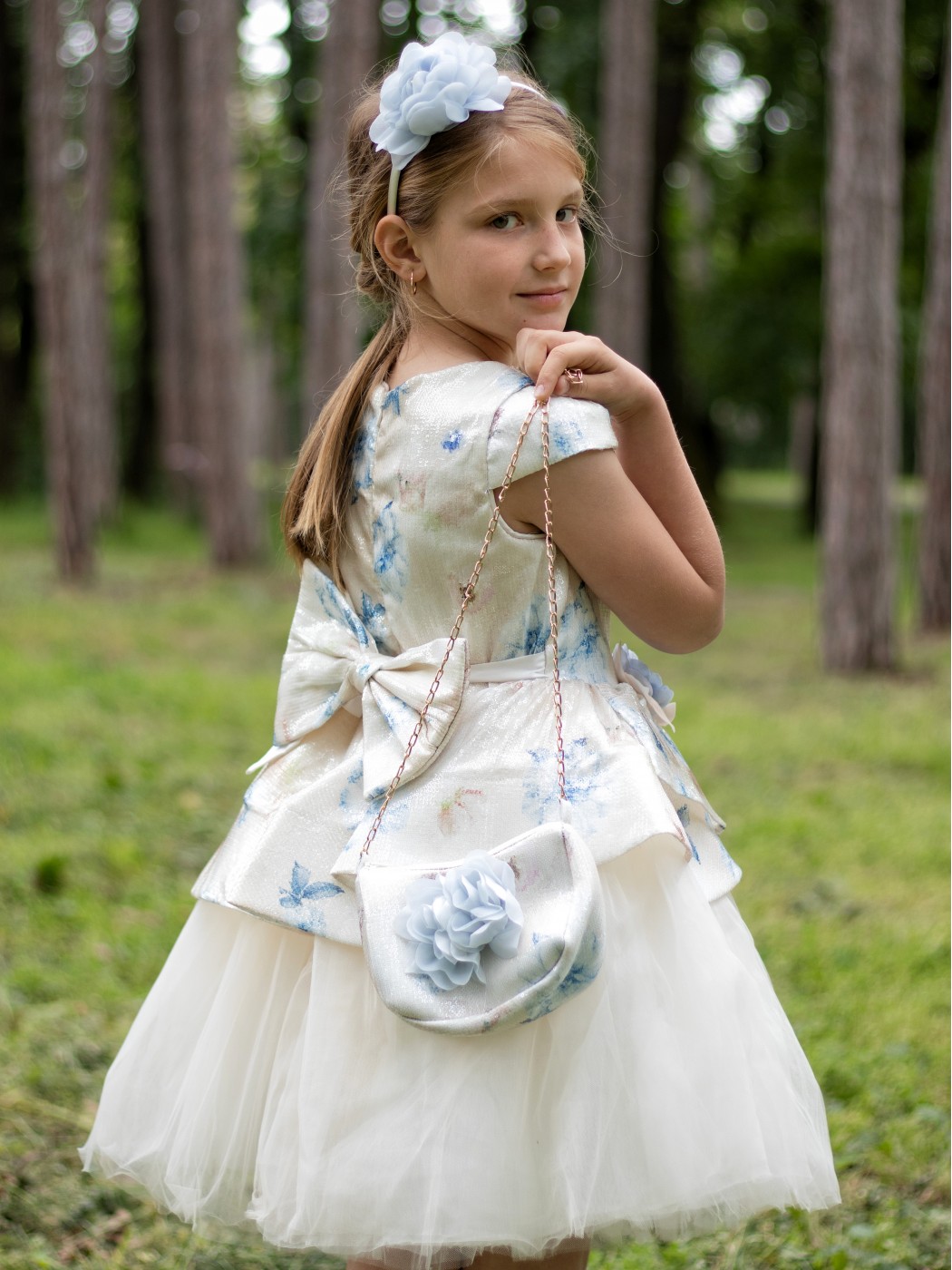 Официална детска рокля Flora