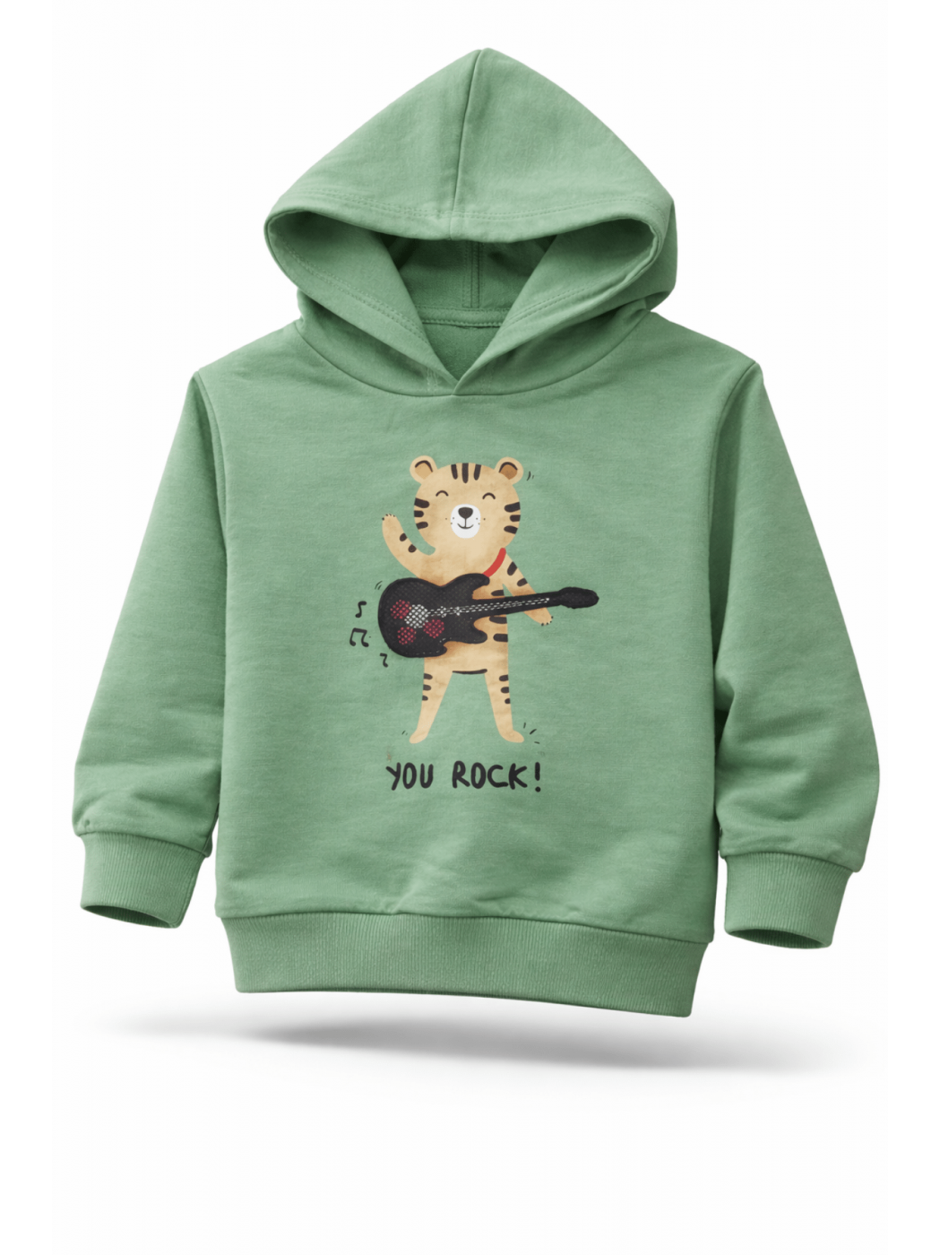 Детски суичър "You Rock" – зелен
